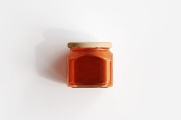 Amber Glass Jar