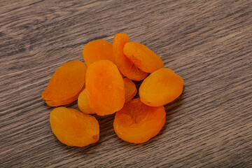 Sweet tasty dried apricot heap