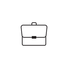 briefcase illustration icon , briefcase illustration outline design icon