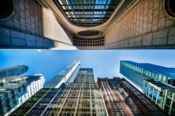 Skyscrapers in Midtown Manhattan, Madison Avenue, New York