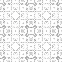 Vector pattern with symmetrical elements . Repeating geometric tiles from striped elements. 