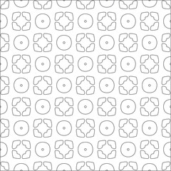  Vector pattern with symmetrical elements . Repeating geometric tiles from striped elements. 