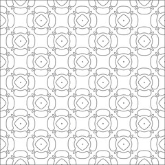  Vector pattern with symmetrical elements . Repeating geometric tiles from striped elements. 