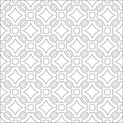  Vector pattern with symmetrical elements . Repeating geometric tiles from striped elements. 