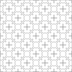 Vector pattern with symmetrical elements . Repeating geometric tiles from striped elements.
