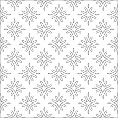 Vector pattern with symmetrical elements . Repeating geometric tiles from striped elements.
