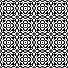 floral seamless pattern background.Geometric ornament for wallpapers and backgrounds. Black and white pattern.