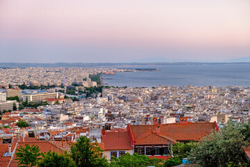 Fototapeta na wymiar Scenic view at Thessaloniki city, Greece
