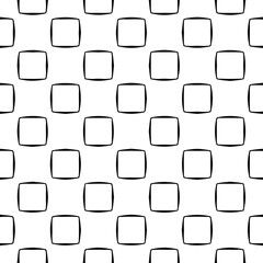 floral seamless pattern background.Geometric ornament for wallpapers and backgrounds. Black and white pattern.