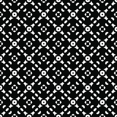  floral seamless pattern background.Geometric ornament for wallpapers and backgrounds. Black and white pattern.
