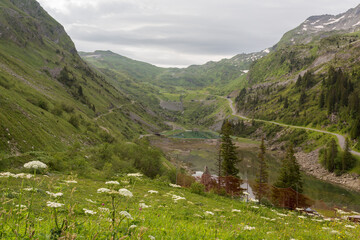 Fond de vallée en montagne