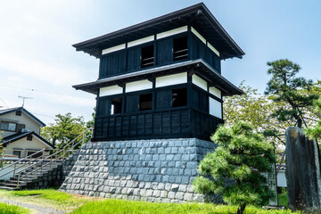 藤枝市にある田中城本丸櫓
