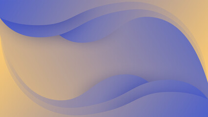 Wavy geometric background. Trendy gradient shapes composition. Eps10 vector illustration.