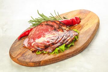 Dried pork neck meat snack