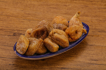 Dry sweet fig fruit heap