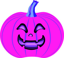 halloween purple pumpkin 