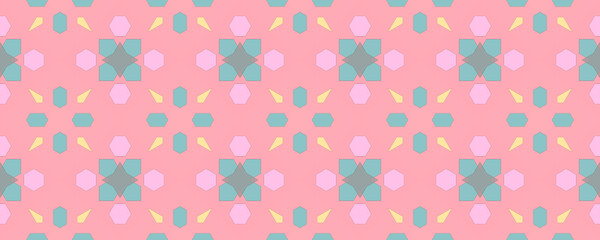 Abstract Childish Pattern. Unusual Blue