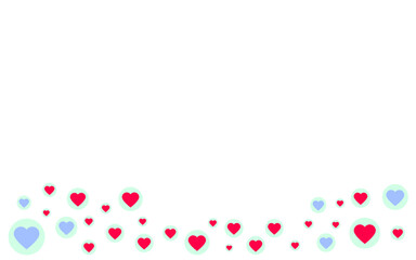 background with hearts