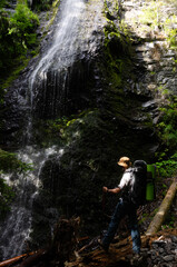 Obraz premium waterfall in the mountains
