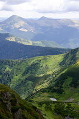 landscape with mountains