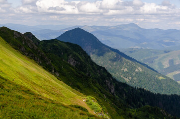 landscape with mountains