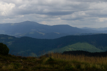 Fototapeta premium landscape with clouds