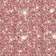 Pink glitter glowing backgroung. Rose gold glitter texture. Vector illustration