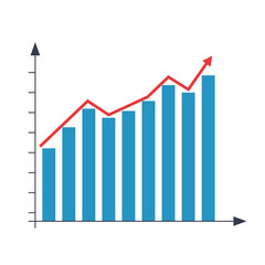 infographic bars chart