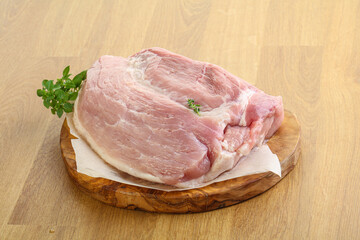 Fototapeta premium Piece of the raw pork meat