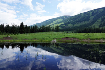 lake in the mountains