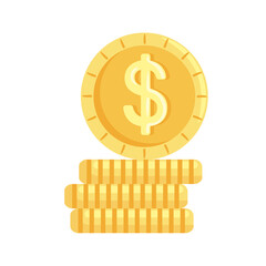 Money coins icons