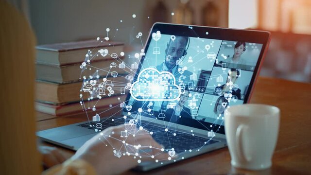クラウドコンピューティング　ビジネスネットワーク 