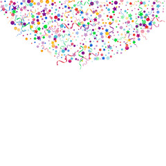 Variegated Spiral Falling Vector White