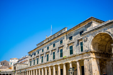 Fototapeta premium Le Palais de Saint-Michel et Saint-Georges à Corfou