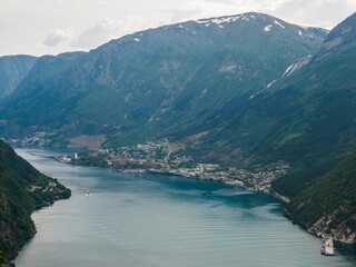 Sørfjorden view from Lilletopp, Tyssedal, Norway