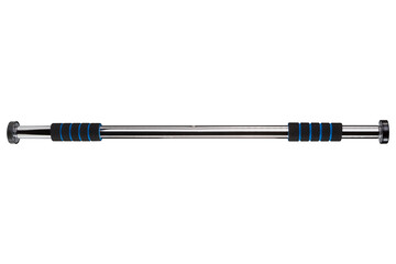 metal sliding horizontal bar with neoprene pads, for installation in the opening between doors, on...