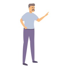 Age discrimination icon cartoon vector. Human racism. People tolerance