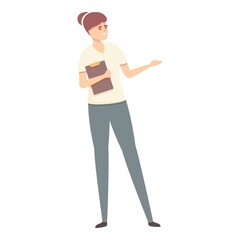 Celebration event manager icon cartoon vector. Wedding management. Ceremony party