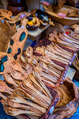 Ustensile de cuisine en bois d'Olivier