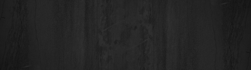 Black anthracite stone concrete blackboard chalkboard texture background panorama banner long..