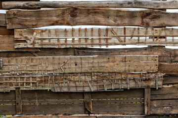 old wooden fence