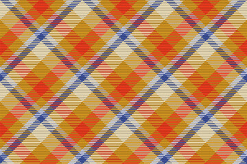 Seamless pattern of scottish tartan plaid. Repeatable background with check fabric texture. Vector backdrop striped textile print.