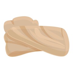 Arab turban icon cartoon vector. Indian hat. Sultan man