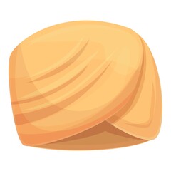 Turban cap icon cartoon vector. Arab hat. Indian turban