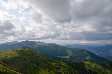 Fototapeta premium landscape with clouds