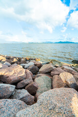 Fototapeta na wymiar Rocks on the coast of Shenzhen, Guangxi Province, China