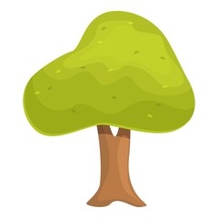 Old garden tree icon cartoon vector. Hedge man. Yard machinery