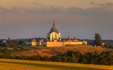 Pilgrimage Church of Saint John of Nepomuk at Zelena Hora, Zdar nad Sazavou, Czech republic