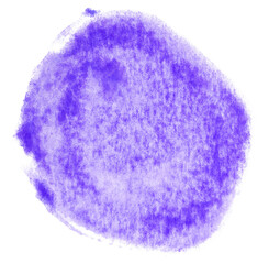 watercolor stain purple grunge texture on white background