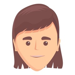 Mouth lip articulation icon cartoon vector. Speech character. Sync language